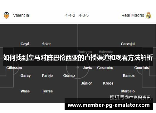 如何找到皇马对阵巴伦西亚的直播渠道和观看方法解析